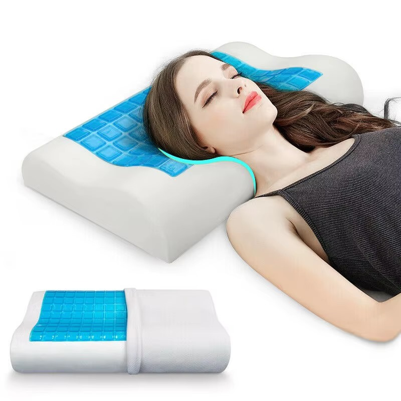 Almohada Ortopédica Ergonómica con Gel Refrescante