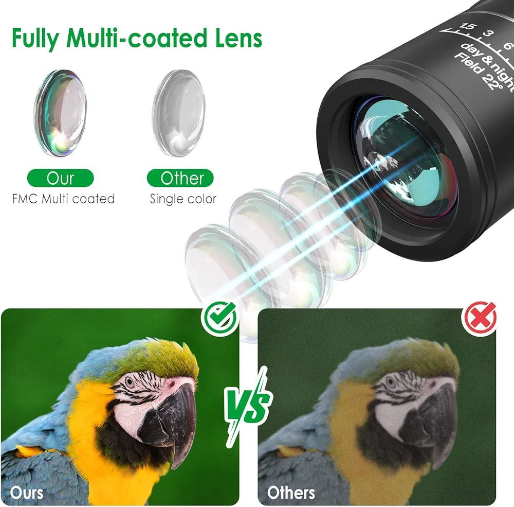 Monocular con Trípode – Telescopio Portátil de Alta Definición