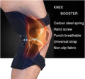 Rodillera Knee Booster con resorte de acero al carbono