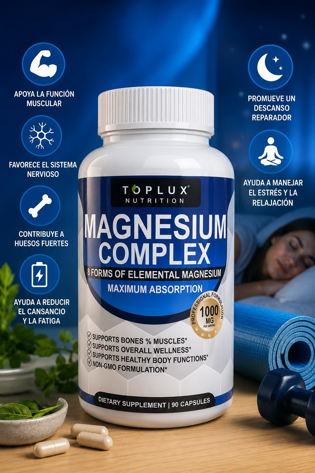 Magnesio Complex - Beneficios detallados
