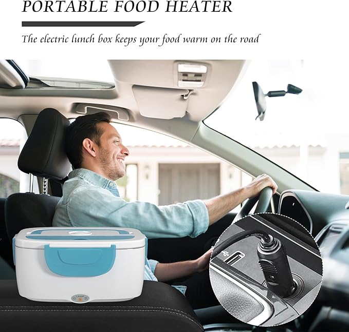 Lonchera Térmica Eléctrica Portátil – Calienta tu comida en cualquier lugar