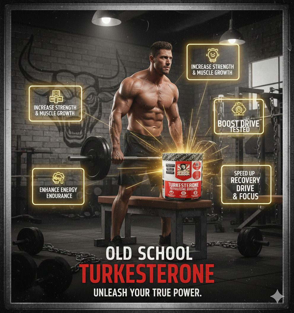 Turkesterone Old School Labs – Combo x2 | Potenciador Muscular y de Rendimiento