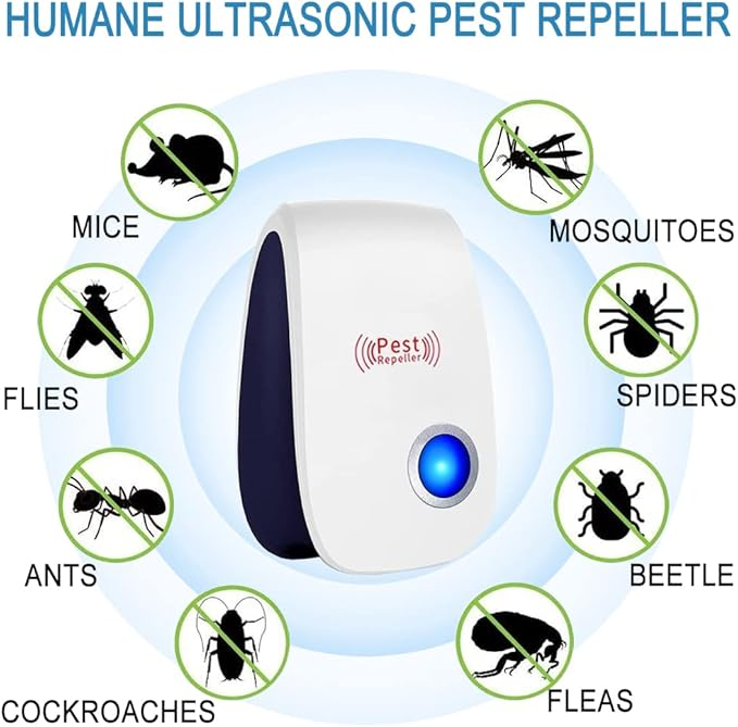Repelente Ultrasónico de Plagas – Protección sin Químicos para tu Hogar